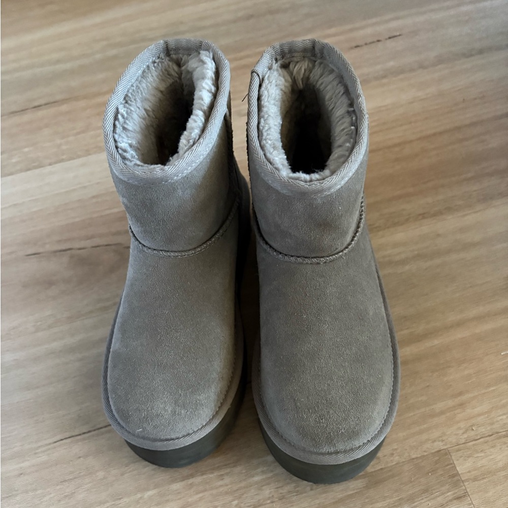 UGG Taupe Shearling Boots